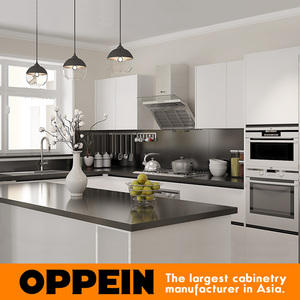 Blanco Laca Del Gabinete de Cocina Muebles del Paquete Plano para <span class=keywords><strong>el</strong></span> Proyecto de Australia - Product Image 4