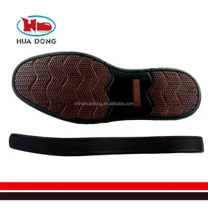 Sole Expert Huadong manufacturer PU durable shoe sole material made by sole bicolor outsole