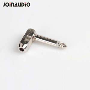 Nuevo Conector TS de 6.35mm (1/4 de pulgada) sin Soldadura, en Ángulo Recto, para Guitarra - Product Image 6