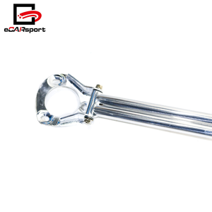 Pour BMW E46 Série 3 1999-2005 Barre de renfort avant en aluminium pour course automobile Barre de renfort supérieure avant pour tour de suspension de voiture (<span class=keywords><strong>2</strong></span> points) - Product Image 5