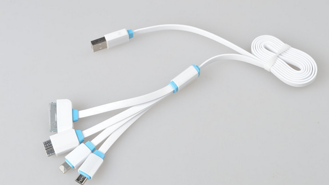 Venta caliente 4 en 1 USB cable de usos múltiples cable usb 10 cm cable usb