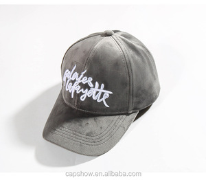 Mũ Nhung Vành Ngắn Với Mũ Bóng Chày Thêu 3D Mũ Da Lộn - Product Image 2