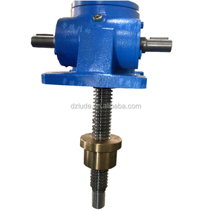 Thành phần chính của vít jack cắm là; hình thang gang Truyền tải điện Worm Gear Box Worm hộp số khách hàng yêu cầu lude - Product Image 6