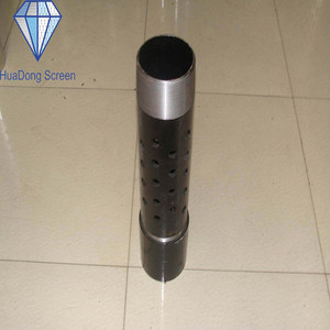 Tubería de drenaje perforada de acero de alta resistencia, pantalla de metal perforada para tubería de filtro de agua - Product Image 1