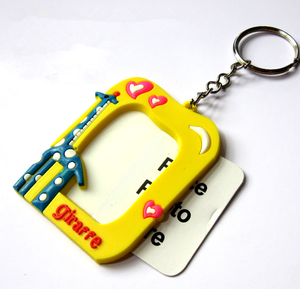 Tùy chỉnh <span class=keywords><strong>PVC</strong></span> khung ảnh móc khóa cho các hoạt động quảng cáo Silicone Keyring với cá nhân khung ảnh ý tưởng quà tặng - Product Image 1