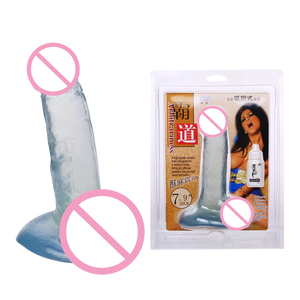 Big Dildo Realistic Jelly <span class=keywords><strong>Penis</strong></span> mit starkem Saugnapf Sexspielzeug für Frau Mastur bator Adult <span class=keywords><strong>Sex</strong></span> Produkte - Product Image 1