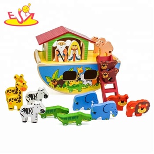 2023 nuovo arrivo educativo in legno arca di Noah set da gioco per bambini W12D106 - Product Image 2