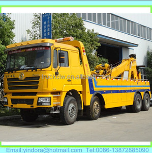 Shacman 8x4 <span class=keywords><strong>60</strong></span> Ton kurtarma tamirci çekme kamyon, ağır Decovery kurtarma kamyon satışı, satılık 360 vinç Rotator kurtarma aracı - Product Image 3