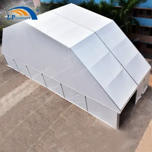 30m透明跨度铝多边形屋顶帐篷，用于运动场或展览活动