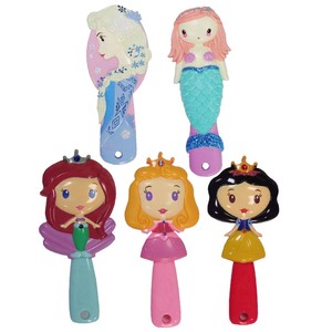Hisenlee — peigne à cheveux sirène, conception 3D, pour enfants, brosse à cheveux pour bébé - Product Image 6