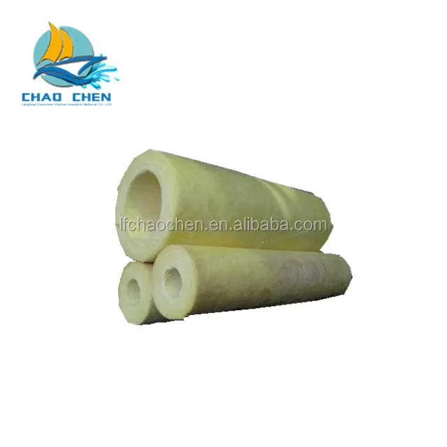 high quality mineral wool fiber glasswool insulation fireproof pipe for hvac ducts
