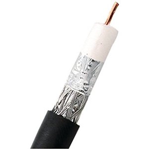 <span class=keywords><strong>สาย</strong></span>โคแอกเชียล <span class=keywords><strong>RG6</strong></span> 18 AWG 1000-Feet Bulk Coax Cable Black - Product Image 2