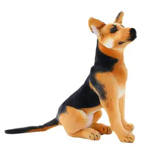 Best Selling Grote Realistische Gevulde Dieren Hond Speelgoed Duitse Herder