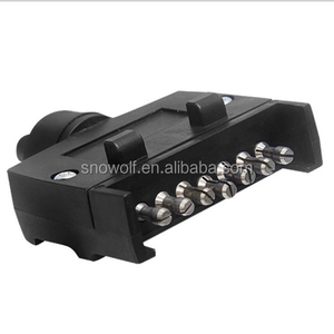 Australien Standard7-Pin Plat Prise <span class=keywords><strong>Remorque</strong></span> <span class=keywords><strong>Remorque</strong></span> Connecteur de Lumière 12 V <span class=keywords><strong>7</strong></span> Voies Mâle <span class=keywords><strong>Adaptateur</strong></span> de <span class=keywords><strong>Remorque</strong></span> Neuf - Product Image 2