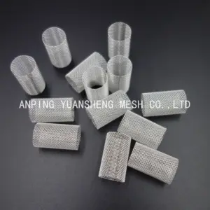 24X110 Lưới 100 Micron Lỗ Thép Không Gỉ 304 316 Hà Lan Dệt Dây Lưới Xi Lanh Ống Lọc