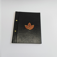 Couverture de menu en cuir PU A5/A4 pour restaurants / Porte-menu en cuir PU pour hôtel