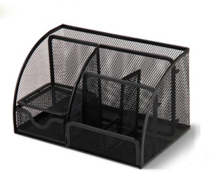 Wifree Office campione gratuito di fabbrica in rete metallica da tavolo penne da tavolo <span class=keywords><strong>Organizer</strong></span> Set di rete metallica per scrivania in ferro <span class=keywords><strong>Organizer</strong></span> - Product Image 3