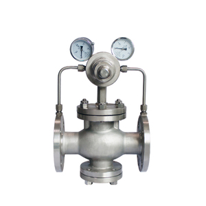 COVNA Régulateur de pression d'<span class=keywords><strong>eau</strong></span> vapeur à bride fenêtre 90 jours <span class=keywords><strong>avec</strong></span> manomètre - Product Image 2