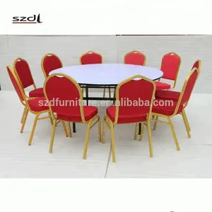卸売宴会金属テーブルダイニングテーブル結婚式のテーブルラウンド SDB-45