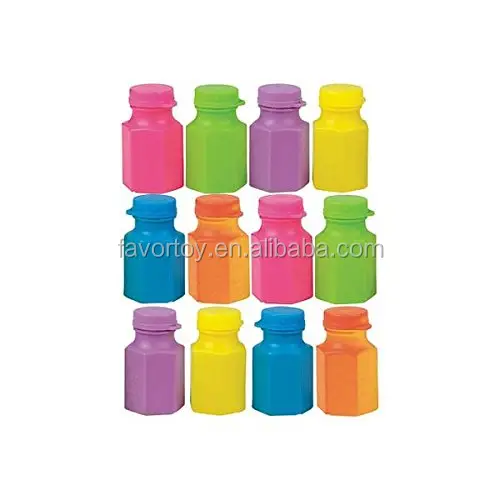 Fun Filled Summer Mini Bubble Makes Party Activity (Pack of 12)Bubble Bottles