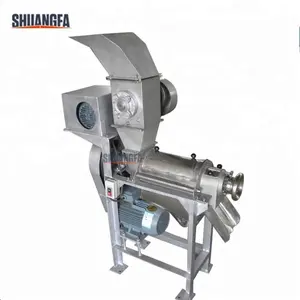 Industrial de jugo de zanahoria máquina exprimidor con Crusher