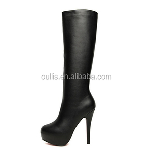 Stivali Invernali da <span class=keywords><strong>Donna</strong></span> con Tacco Alto Ultimo Modello 2016 PM3963 - Product Image 4