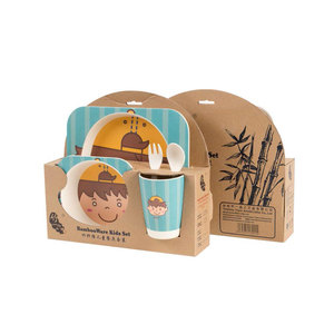 Vente chaude Nouveau Design <span class=keywords><strong>Écologique</strong></span> Bande Dessinée Recyclable <span class=keywords><strong>Vaisselle</strong></span> En Fiber De <span class=keywords><strong>Bambou</strong></span> - Product Image 6