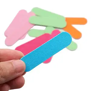 Emery Board Nail File Disposable Mini Emery Board Wood Nail File Buffer Buffing