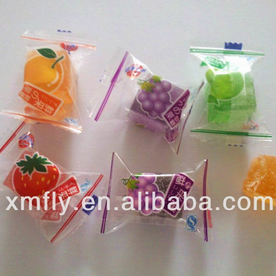 Bonbons <span class=keywords><strong>en</strong></span> forme de cube de gelée molle enrobés de <span class=keywords><strong>sucre</strong></span>, <span class=keywords><strong>emballés</strong></span> individuellement - Product Image 2