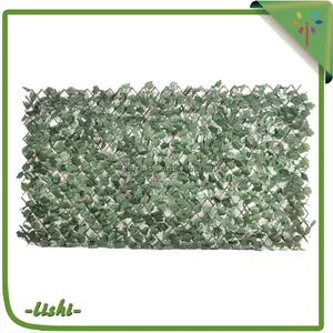 Best Seller Novo design Promocional Chinês cerca de folhas de plástico artificial parede verde