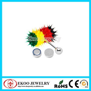de silicona rasta spike thrasher lix vibrante anillo de la lengua - Product Image 1