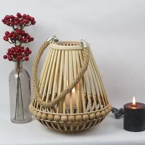 Foryoudecor Home Decoration Garden Bamboo Candle Lanterns for daily use