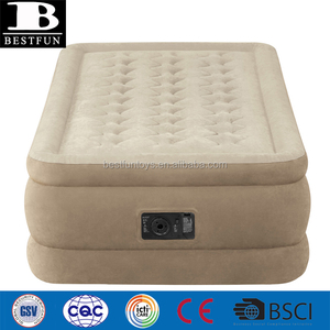 Colchón Inflable Individual Resistente con Bomba Automática Integrada, Colchón de Aire Elevado para el Hogar, Invitados, Camping y Dormir - Product Image 2