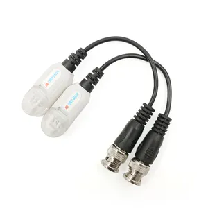 YJS 4mp-5mp anti-interference coaxial HD stripping twisted pair transmitter AHD CVI TVI video balun for CCTV system