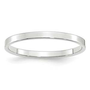 Anelli <span class=keywords><strong>Nuziali</strong></span> e di Anniversario Piatti da 2mm 3mm 4mm 5mm 6mm 8mm di Larghezza per Uomo e Donna - Product Image 3