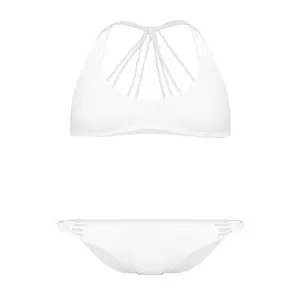 Maillot de bain deux-pièces, design personnalisé, pour femmes, bikini fille, sexy, vêtement de plage, sport actif, couverture réversible, OEM, nouvelle collection