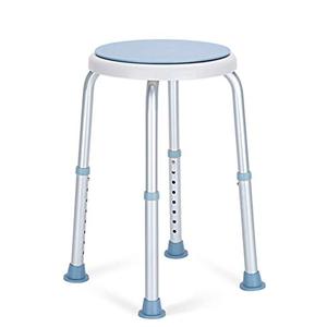 <span class=keywords><strong>Silla</strong></span> de <span class=keywords><strong>ducha</strong></span> <span class=keywords><strong>giratoria</strong></span> de 360 grados, taburete de <span class=keywords><strong>ducha</strong></span> ajustable sin herramientas, <span class=keywords><strong>silla</strong></span> de bañera y banco de asiento de bañera con puntas de goma antideslizantes - Product Image 1