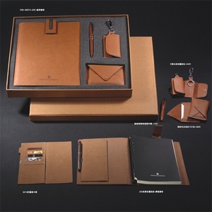 สมุดบันทึกปกแข็งแบบสันห่วง A5 พร้อมพิมพ์โลโก้ตามสั่ง ชุดของขวัญสำหรับองค์กร - Product Image 4