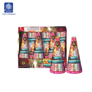 5 inch outdoor party ice podium koude vlam Conic fontein vuurwerk