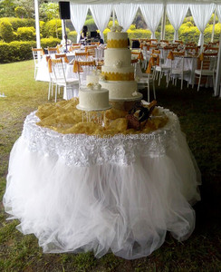 Nuovissima <span class=keywords><strong>Gonna</strong></span> da Tavolo in Tulle a Gradini, <span class=keywords><strong>Gonna</strong></span> Tutu per Tavolo - Product Image 3