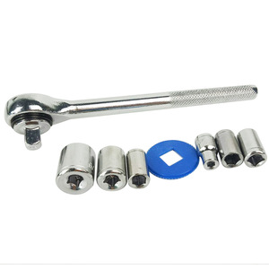 40 pièces Conduire Ensemble Ménage Voiture/Kit De Réparation Automatique Kits De Main Combinaison Clé À Cliquet Douille Kit Outils pour réparation automatique - Product Image 3