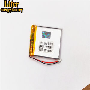 Connector 1.25-<span class=keywords><strong>2</strong></span> P 504050 1500 mah 3.7 v rechargeable lipo battery li ion polymer battery Solar lithium battery with PCM - Product Image 3