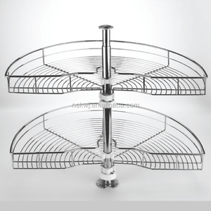 180 Degree Revolving <strong>Kitchen</strong> Basket <strong>Storage</strong> in Blind <strong>Corner</strong> - Product Image 3