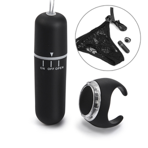 Vinger Draadloze Bediening Mini Bullet Kegel Afstandsbediening Sexy Kanten Riem Op Ondergoed 10 Frequentie Vibrators Panty - Product Image 5