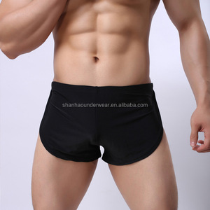 Caleçons boxers pour hommes, taille mi-haute, respirants, en maille, mélange de nylon et élasthanne, confortables pour la nuit - Product Image 3