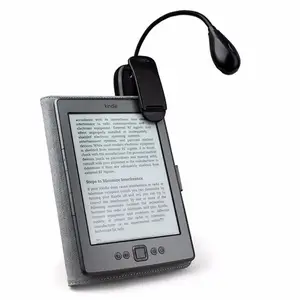 卸売ミニクリップオンフレキシブルLEDブック読書ランプUSBAAAバッテリー式譜面台ライトKindle Nook電子書籍リーダー用