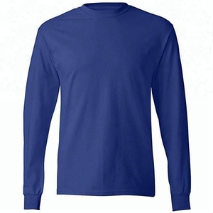 Moda nuovo stile ultimi <span class=keywords><strong>vestiti</strong></span> a maniche lunghe in bianco t-Shirt nera da uomo - Product Image 6