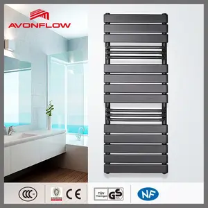 AVONFLOW Novo Design Toalha Rack de Toalha de Banho Com Água Quente Do Radiador Preta
