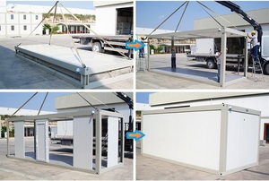 Casa prefabbricata portatile pronta all'uso del modulo del contenitore di spedizione di facile montaggio di basso costo 20ft 40ft da vendere - Product Image 6