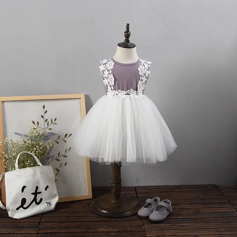 סיטונאי כותנה שמלות עיצובים משלוח לנשף שמלת תינוקת מפלגה שמלה